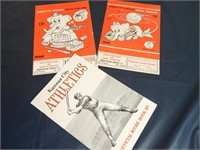 1959 1960, 1966 Kansas City Athletics Scorebooks