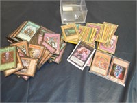 Group of Yugioh trading cards