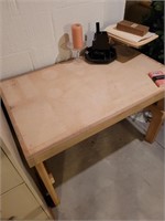 Hard wood desk