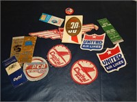 c 1940's 50's Airline patches etc. UNITED, Capital