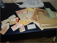 1940's-1960's Airline employee Passes, letters etc
