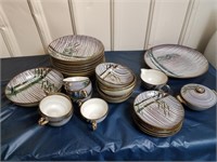 UCAGCO Occupied Japan Bamboo Dish set