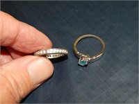Pair of 925 Marked Rings