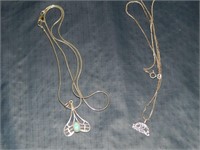 Pair of 925 Marked Necklaces