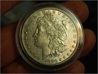 1880 Morgan 90% SILVER Dollar MINT LUSTER UNC?