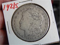 1921 S 90% Silver Morgan Dollar- decent