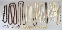 Lot of Vintage Beaded Necklaces, Bolos, Belts