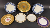7 English & Continental Porcelain Plates