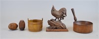 Grouping of Small Treen Items