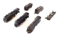 Grouping of 6 Marx Trains