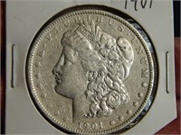 1901 Morgan SILVER Dollar NICE