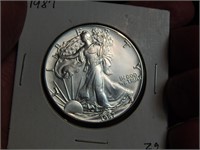 1987 American Eagle SILVER Dollar - 2nd YEAR