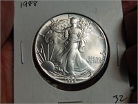 1988 American Eagle SILVER Dollar - 3rd YEAR