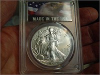 PCGS MS69 2016 American Eagle Silver Dollar