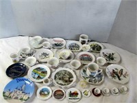 Miniature Souvenir Cup & Saucers / Plates