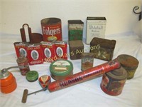 Vintage Kitchen & Household Tins / Cans
