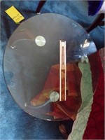 Glasstop Lamp table