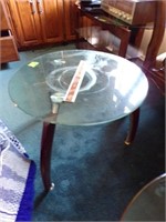 Glasstop Lamp table