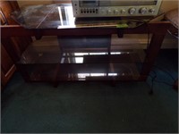 Glasstop Stereo/TV stand