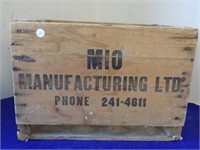 Mio Manufacturing Wooden Crate 17.5x12x11in