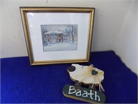 Trisha Romance Print and Bath Sign