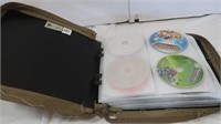 Large DVD Lot-Teen/Children w/Carrying Case