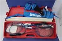 Spalding Badminton Set w/Case-Like New