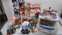 New Kid's on the Block Collection-Book, Pins, CD,
