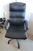 Executive Desk Chair-Swivels, on Wheels