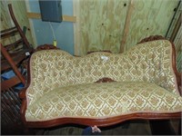 Victorian Carved Settee