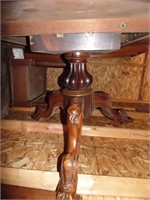 Claw Foot Pedestal Table
