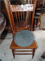 Caned Bottom Spindle Dining Chair