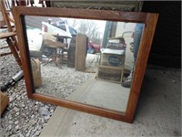 Oak Framed Mirror (NICE)