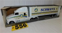 Nylint Toys "Big" Schwan's semi truck and trailer