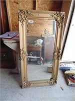 Vintage Long Mirror - Beveled 47"L