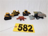 1:64 metal toys incl Ertl Gleaner Agco R52 combine