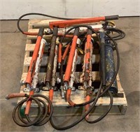 (6) Power Team Hydraulic Hand Pumps