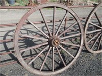 53" Wooden Wagon Wheel