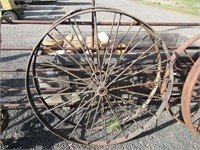 (2) 53" Steel Wheels