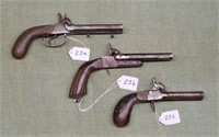 3 Antique Pistols