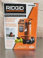 Ridgid Wet/Dry Vac Pump