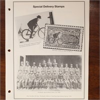 US Stamps Special Delivery On Pages