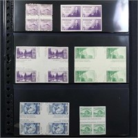 US Stamps Farley's Follies Block Lot
