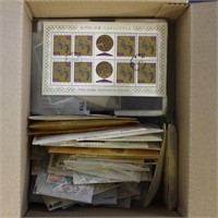 WW Stamps in Medium Flat Rate Off Paper