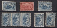 US Stamps #230 x7 Mint NH & #286 Mint CV $252.50