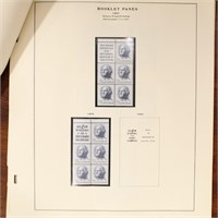 US Stamps Mint Booklet Panes on Scott Pages