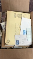 WW Stamps On Paper/Envelopes in Banker's Box