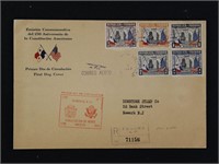 Panama Stamps 1939 First Day Cover to NJ