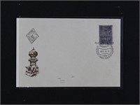 Hungary Stamps 1955 First Day Cover Aluminum