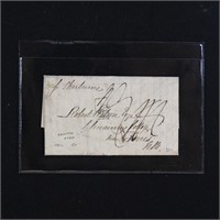 India Stampless Cover 1832